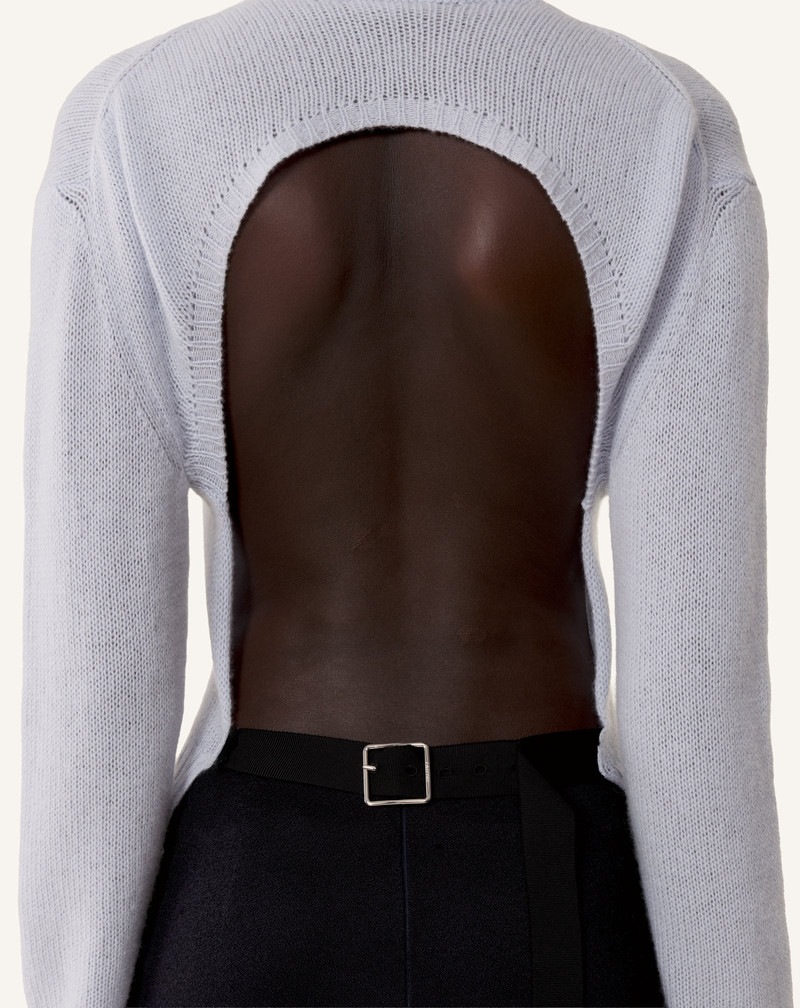 OPEN-BACK SWEATER IN CASHMERE 5