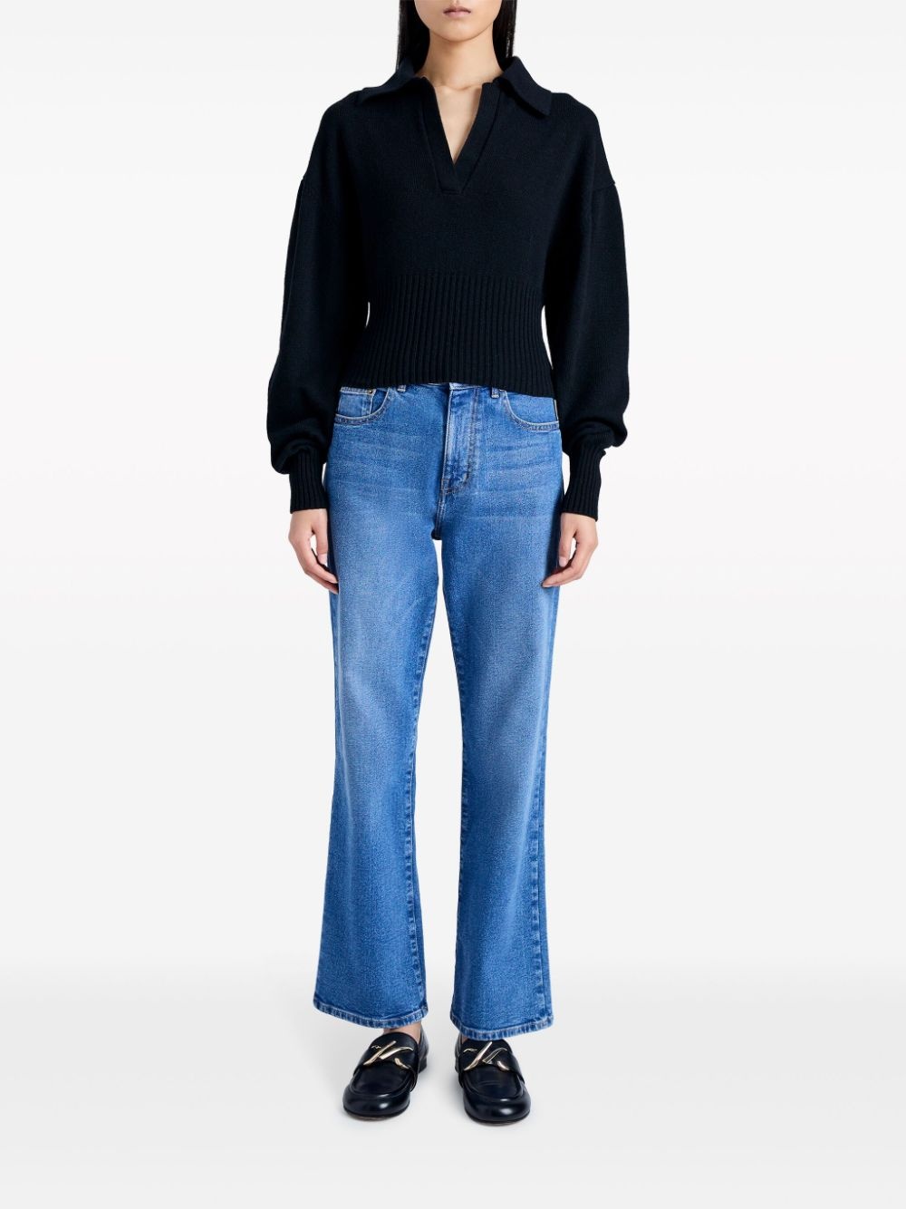 V-neck cashmere jumper - 2