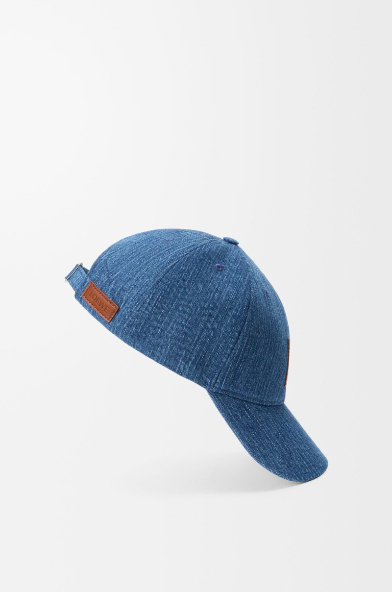 Loewe Patch cap in denim outlook