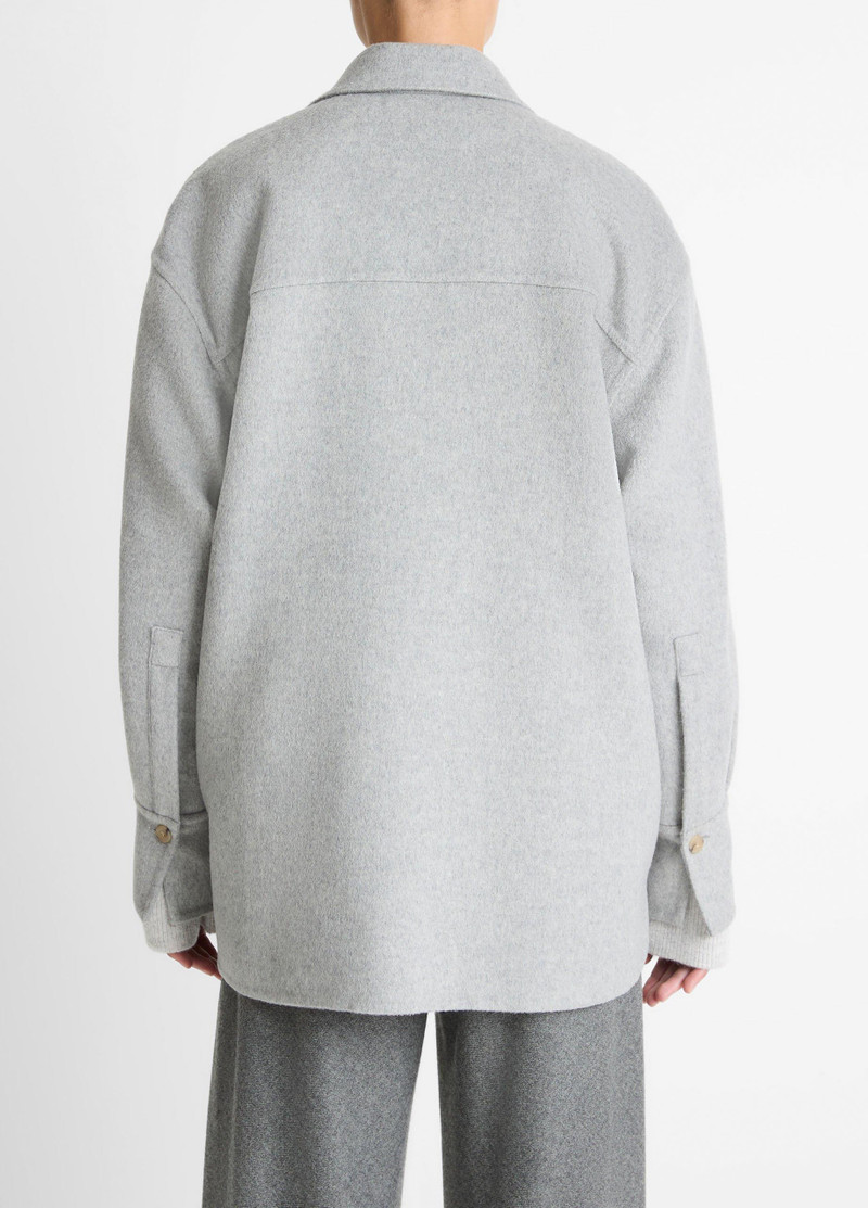 Vince Double-Face Wool & Cashmere-Blend Shirt Jacket outlook