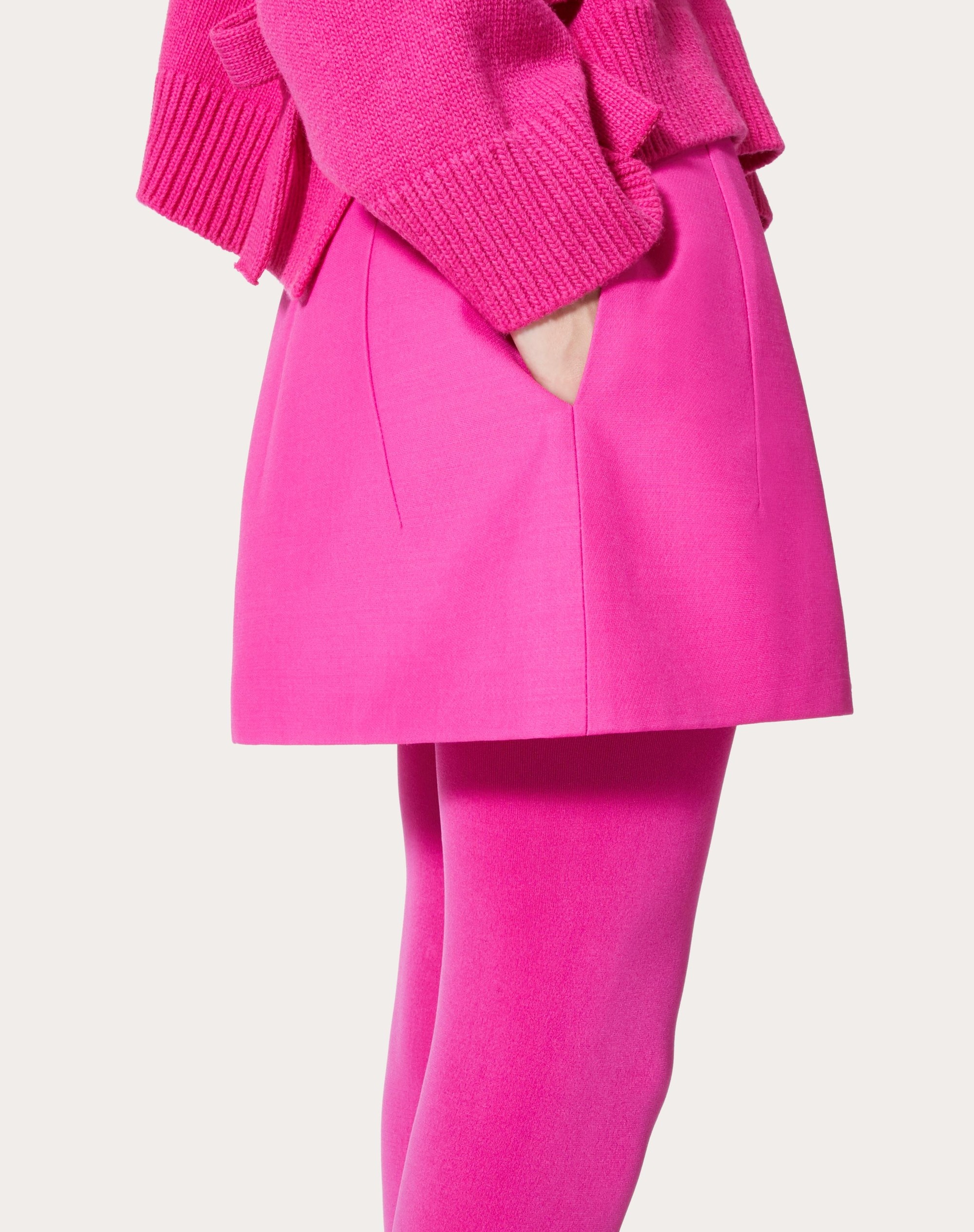 CREPE COUTURE MINI SKIRT - 5