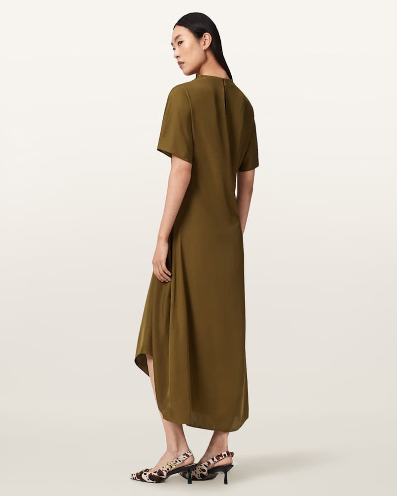 ROSIE SILK BLEND MIDI DRESS 6