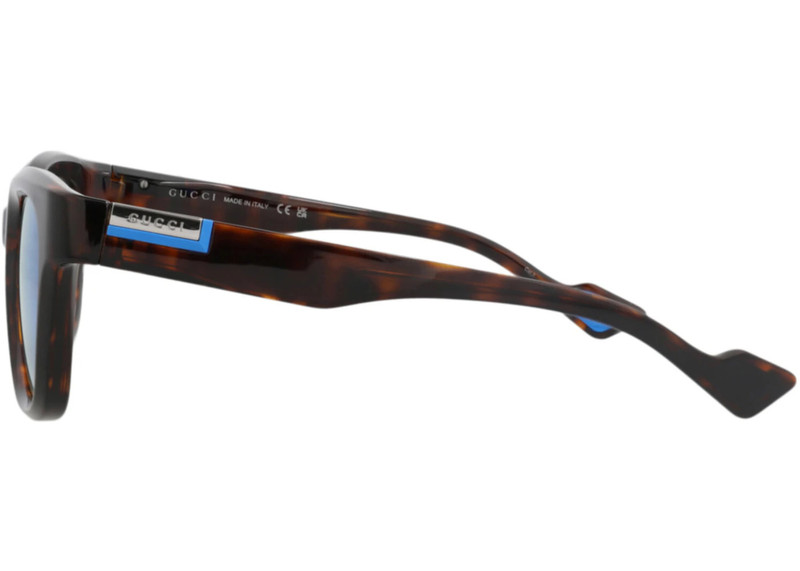 Gucci Square-Frame Injection Sunglasses Havana Havana Blue (GG1621S-30014935-002) 3