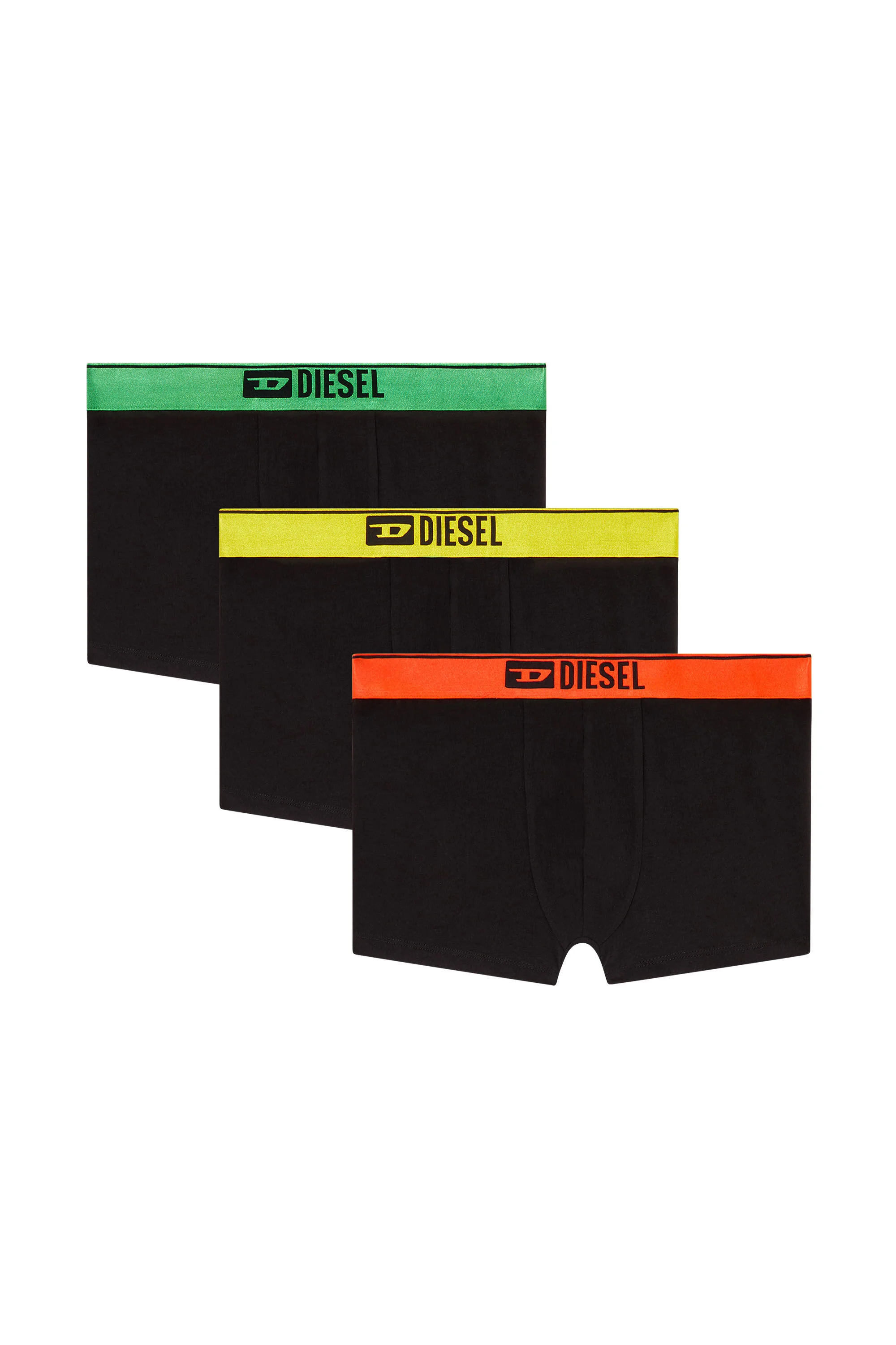 THREE-PACK BOXER BRIEFS WITH METALLIC WAISTBAND - 1
