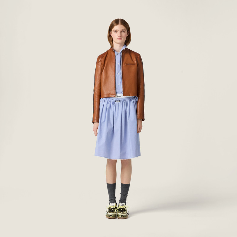 Miu Miu Nappa leather jacket outlook