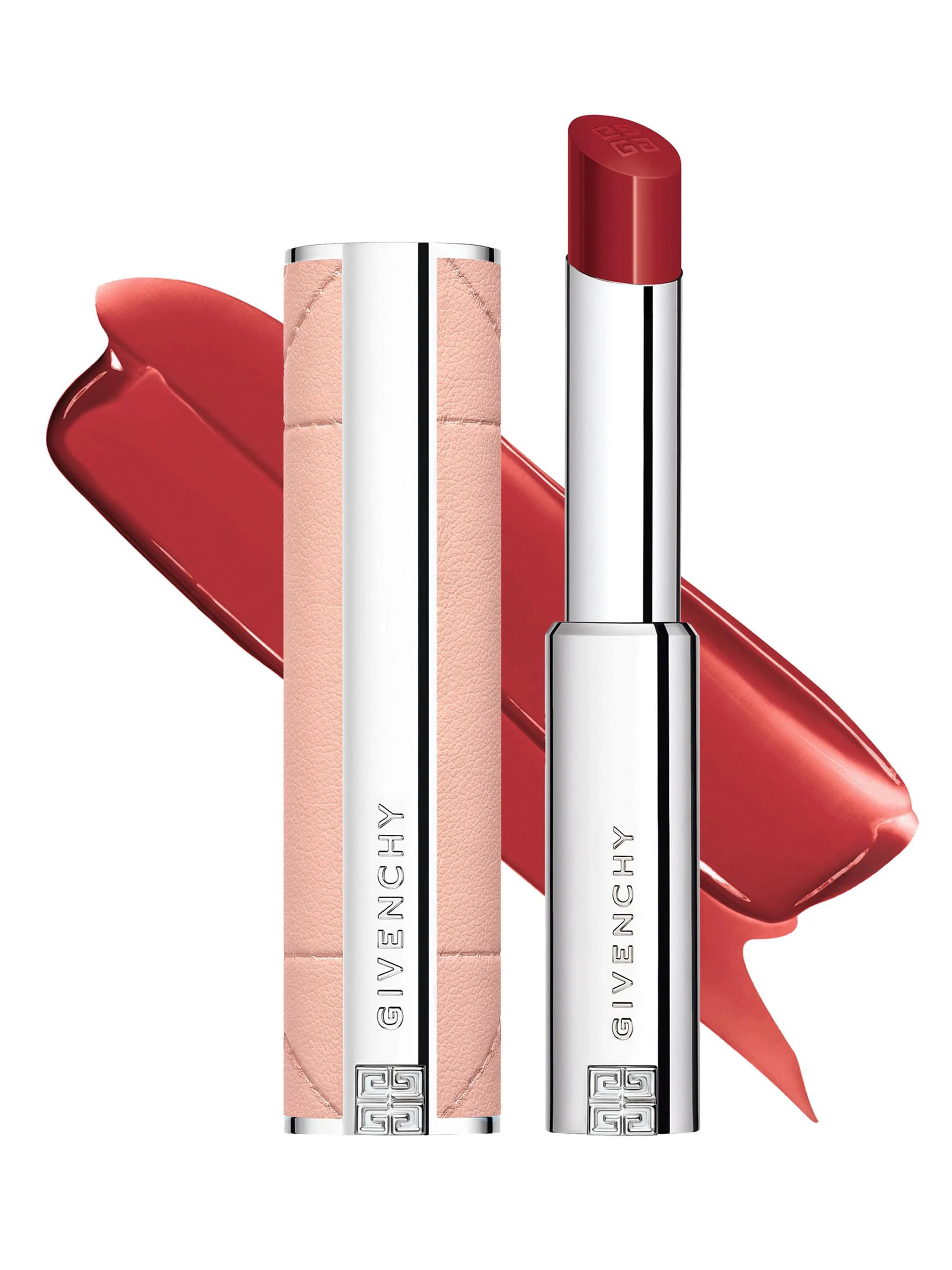 Women's Rose Perfecto Shine Serum Lip Oil Stick - Deep Red - 1