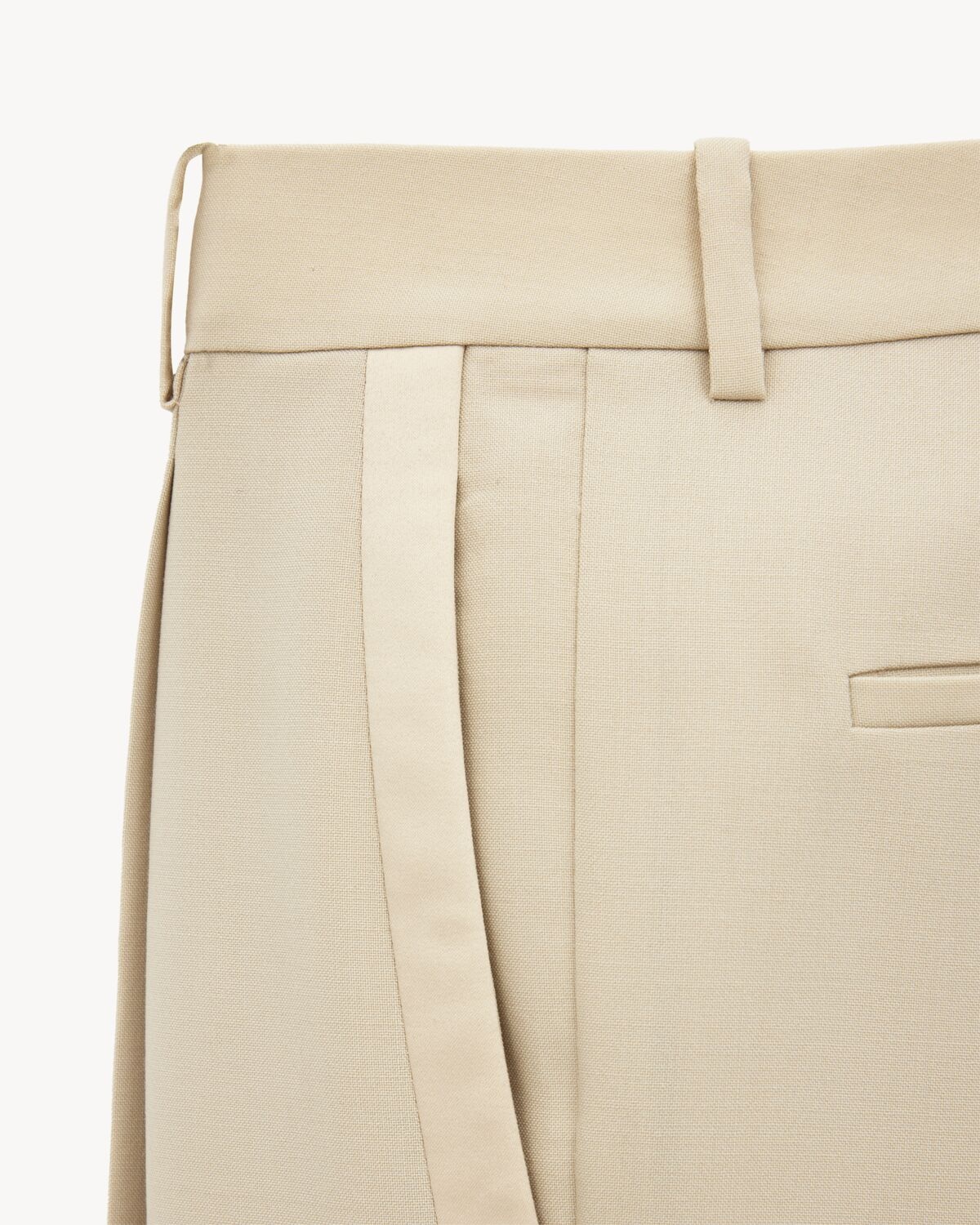 HIGH-WAISTED PANTS IN LIGHT WOOL - 3