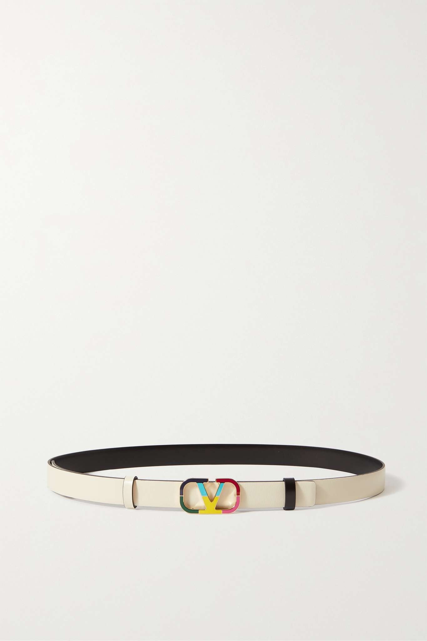 Valentino Garavani VLOGO reversible leather belt - 1