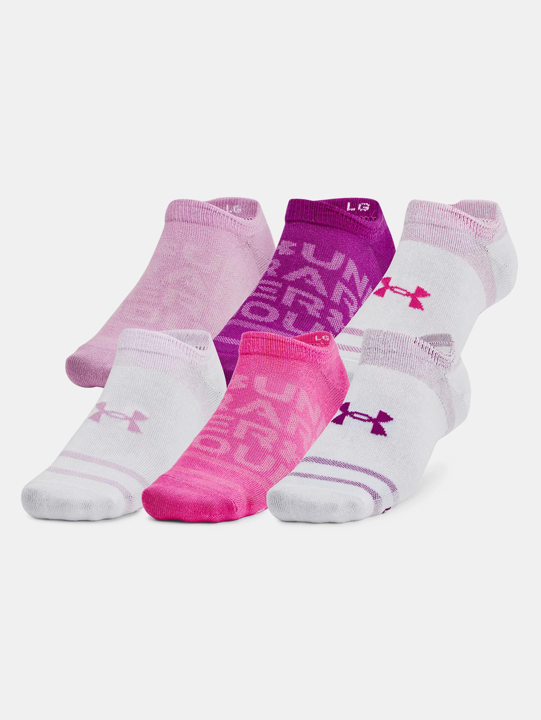 Unisex UA Essential 6-Pack No-Show Socks - 3