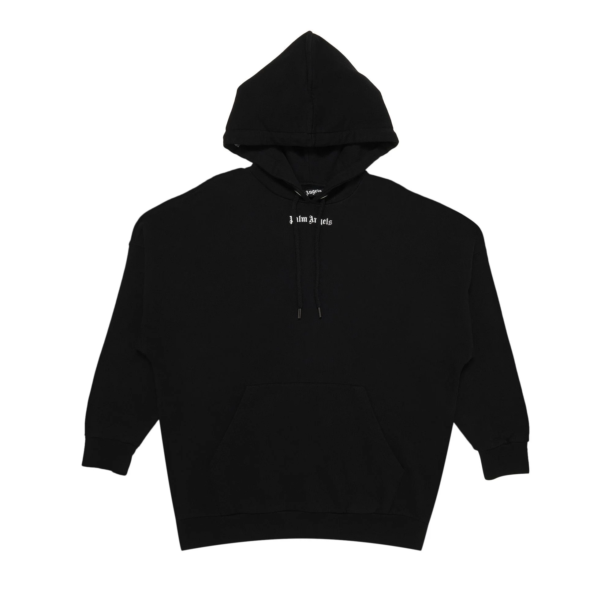 Palm Angels Classic Logo Over Hoodie 'Black/White' - 1