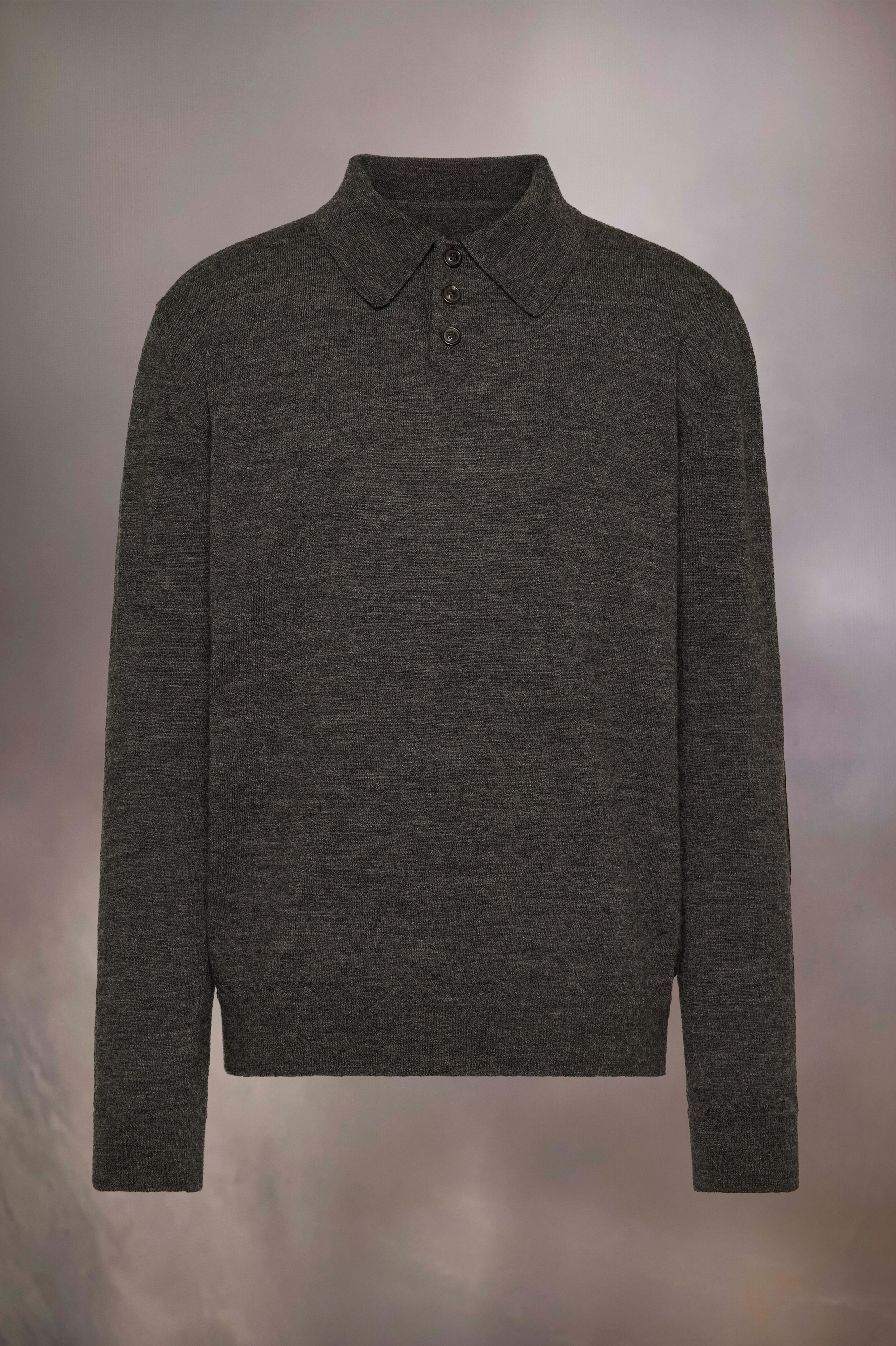 Elbow patch wool polo - 2