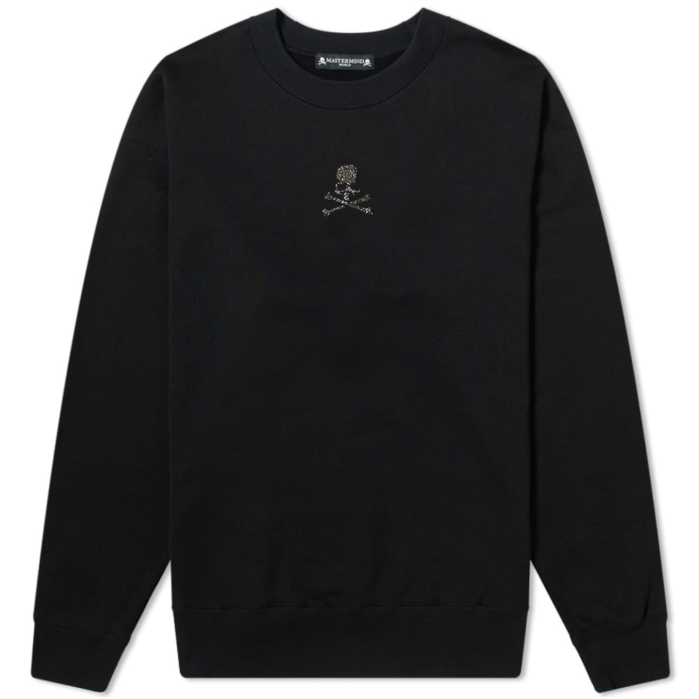 MASTERMIND WORLD Swarovski Skull Crew Sweat - 1