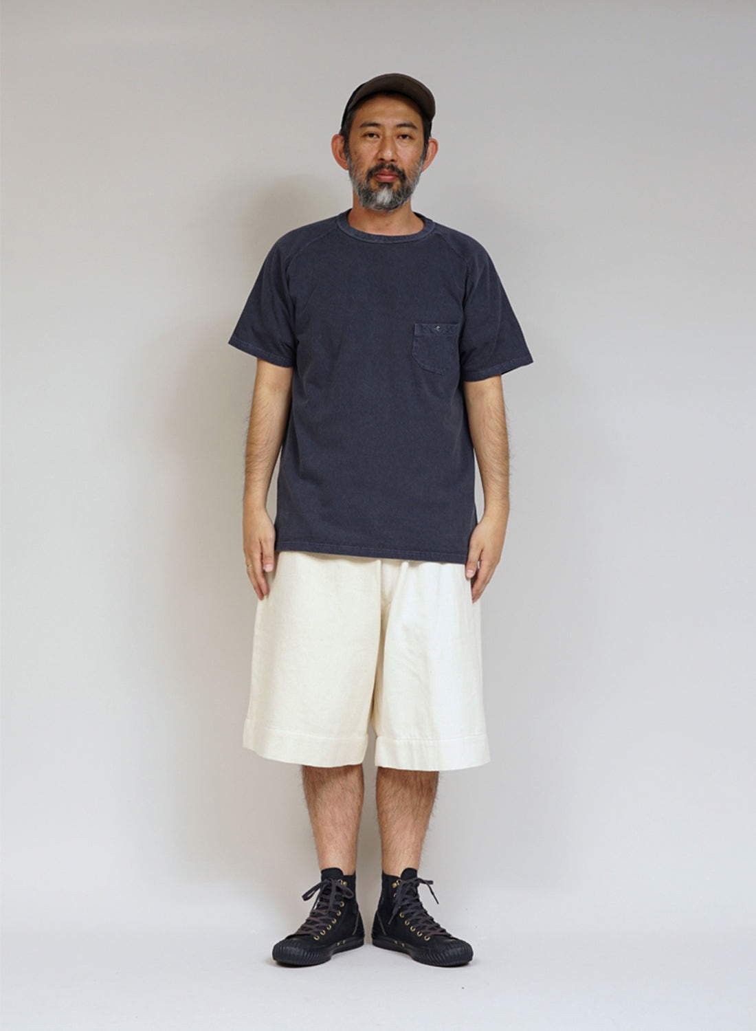 5.6oz Basic T-Shirt Pigment in Blue - 3