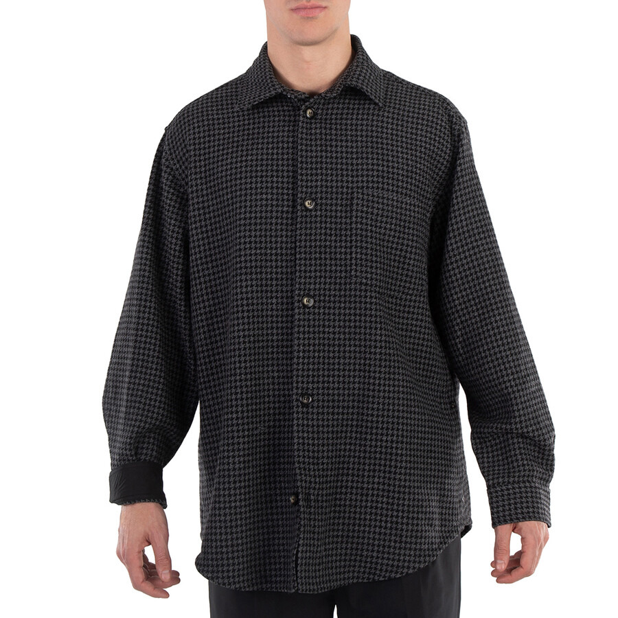 Nanushka Matize Long Sleeve Houndstooth Shirt - 3