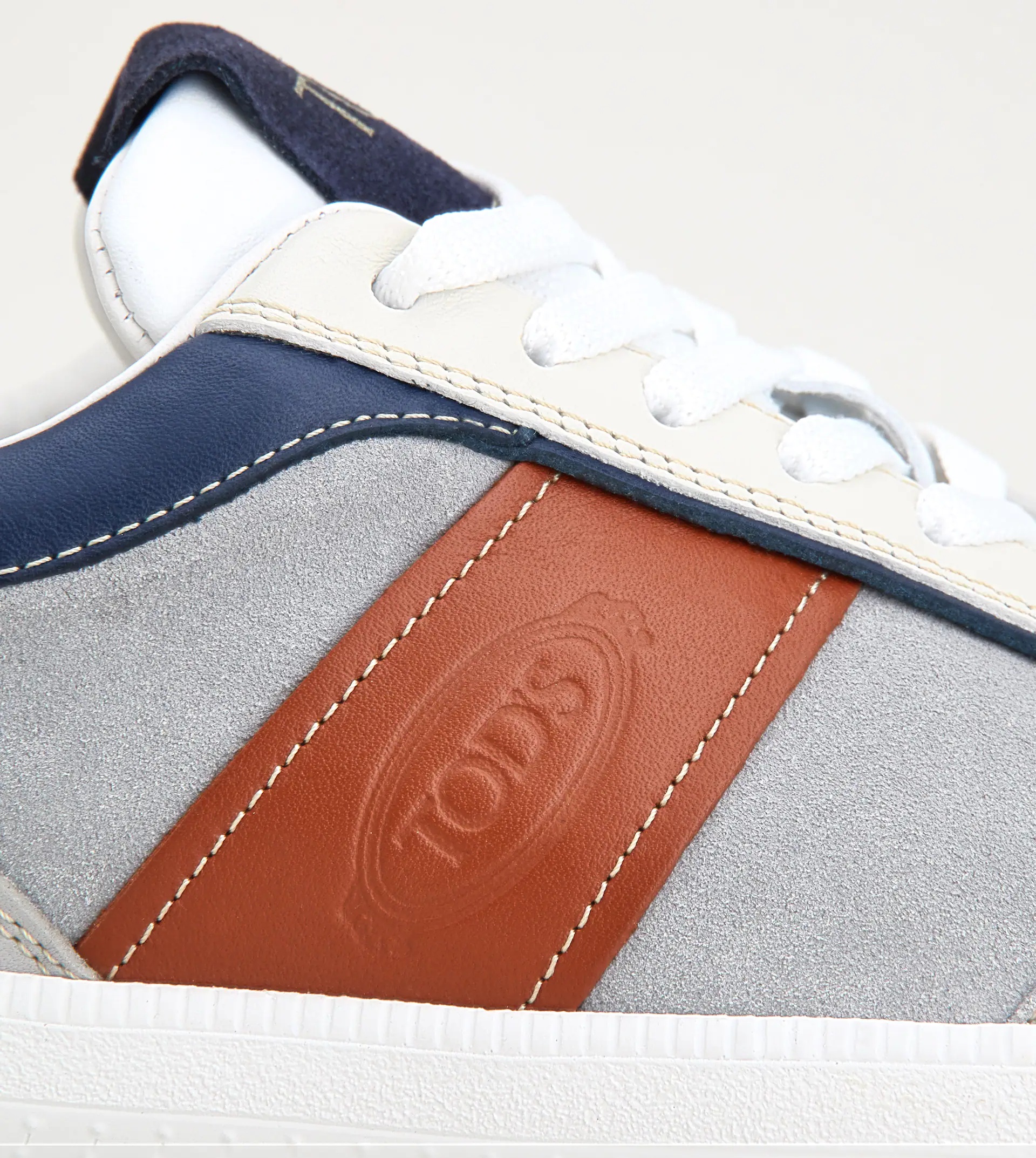 TOD'S TABS SNEAKERS IN SUEDE - GREY, BROWN, BLUE - 5