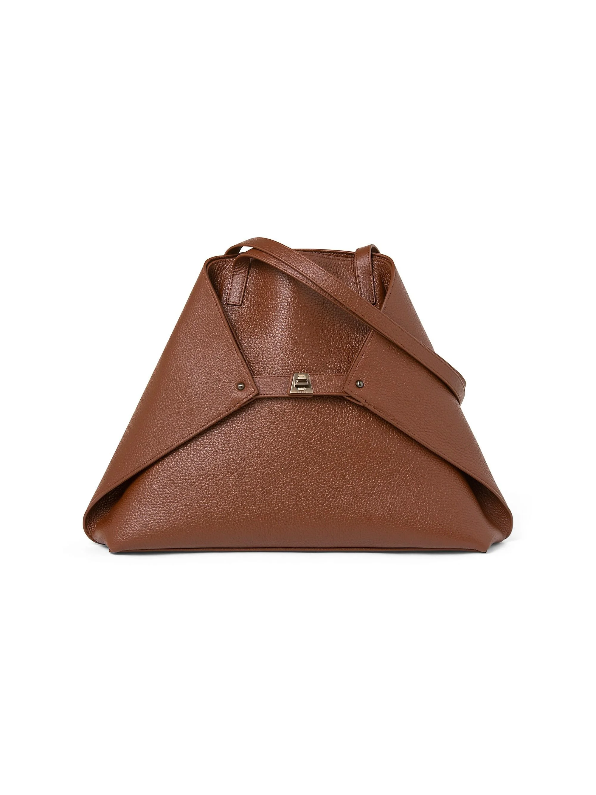 Women's Ai Medium Leather Tote - Caramel - 1