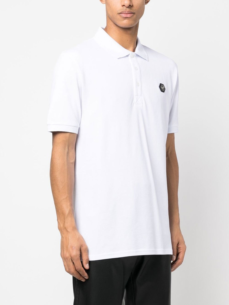 logo-print cotton polo shirt 4