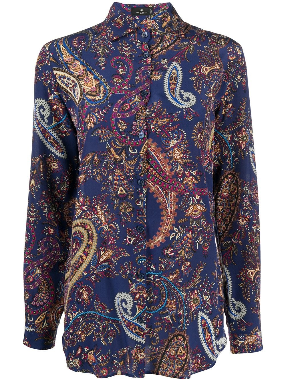 paisley print shirt  - 1