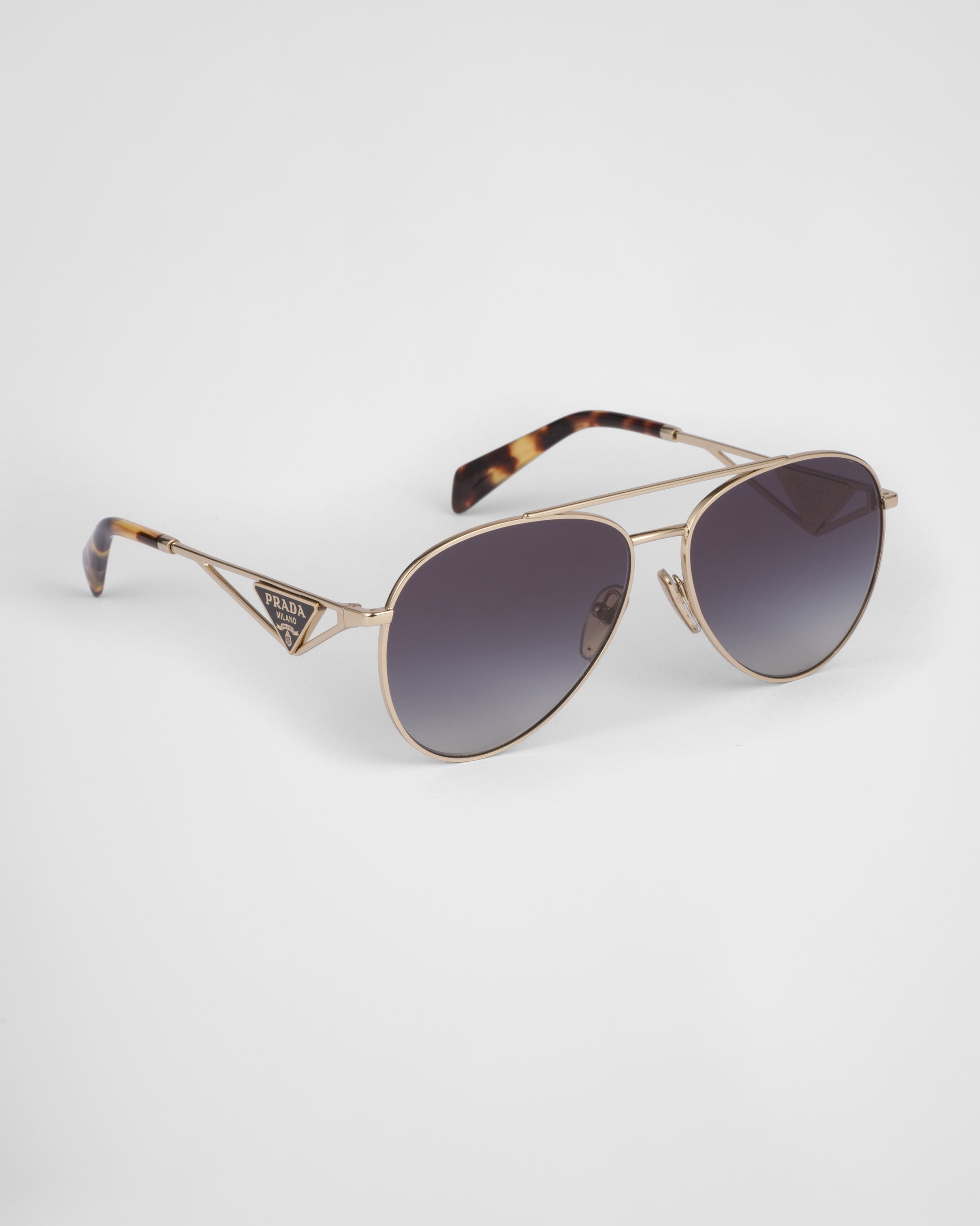 プラダ トライアングルロゴ アビエイター Prada Triangle Logo Aviators | Shopbop