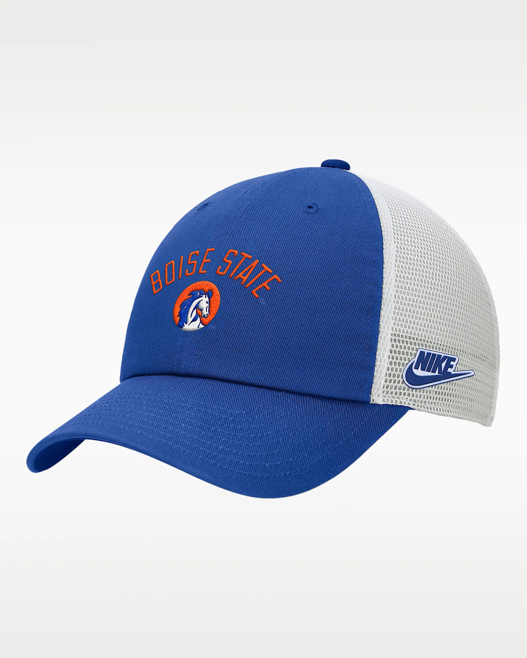 Nike College (Boise State) Unstructured Trucker Cap - 1