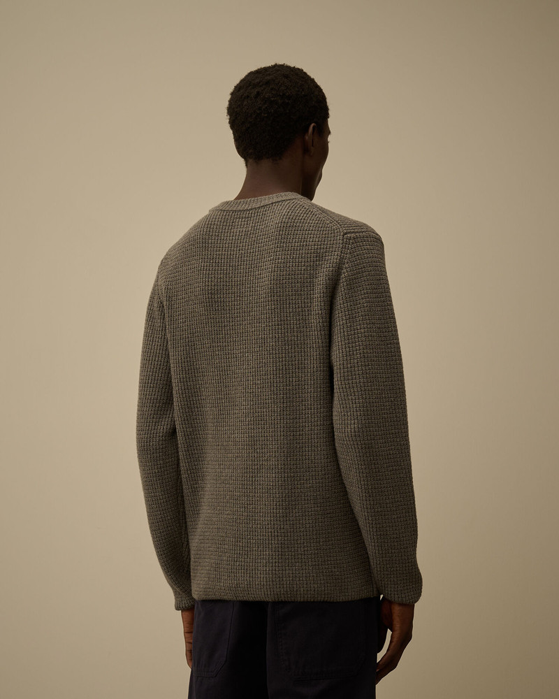 Lambswool GRS Crewneck Lens Sweater 4