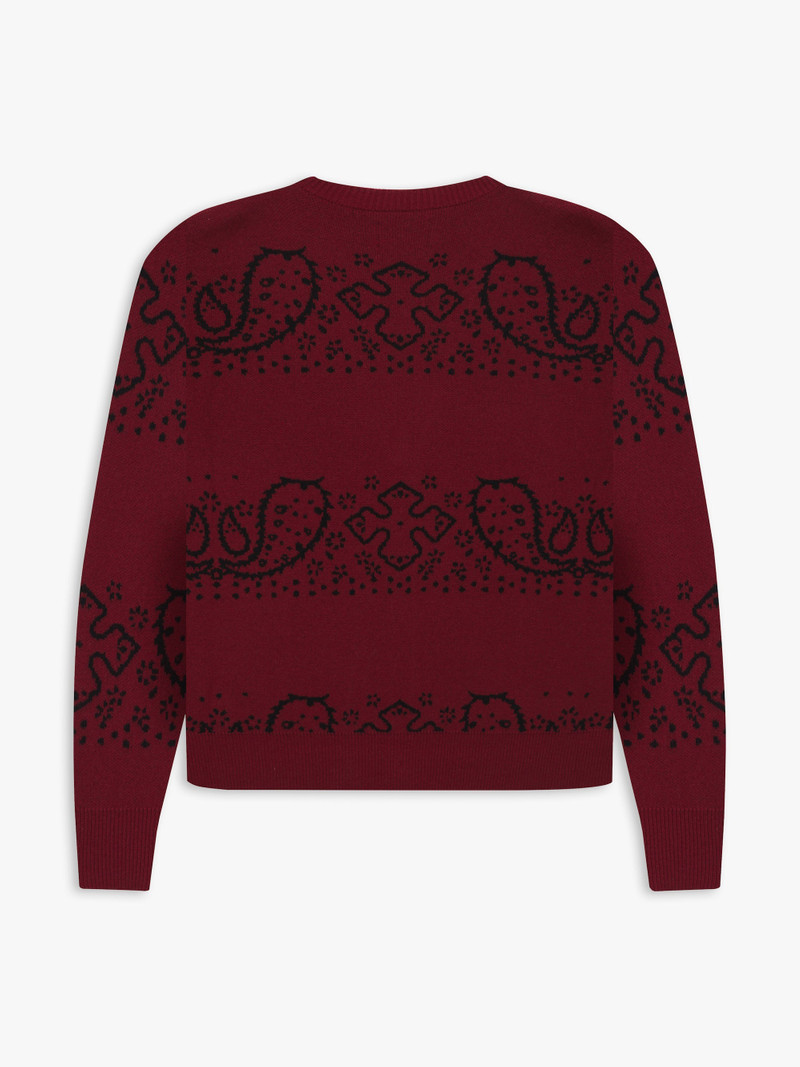 Rhude BANDANA KNIT CARDIGAN outlook