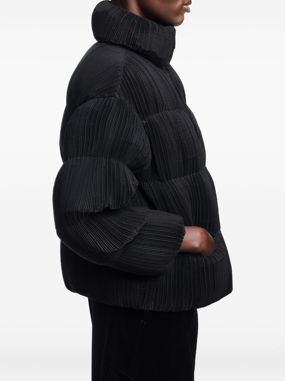 pleated puffer jacket - 5