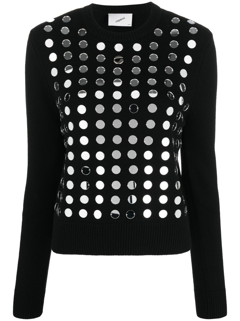 mirror-sequin jumper - 1