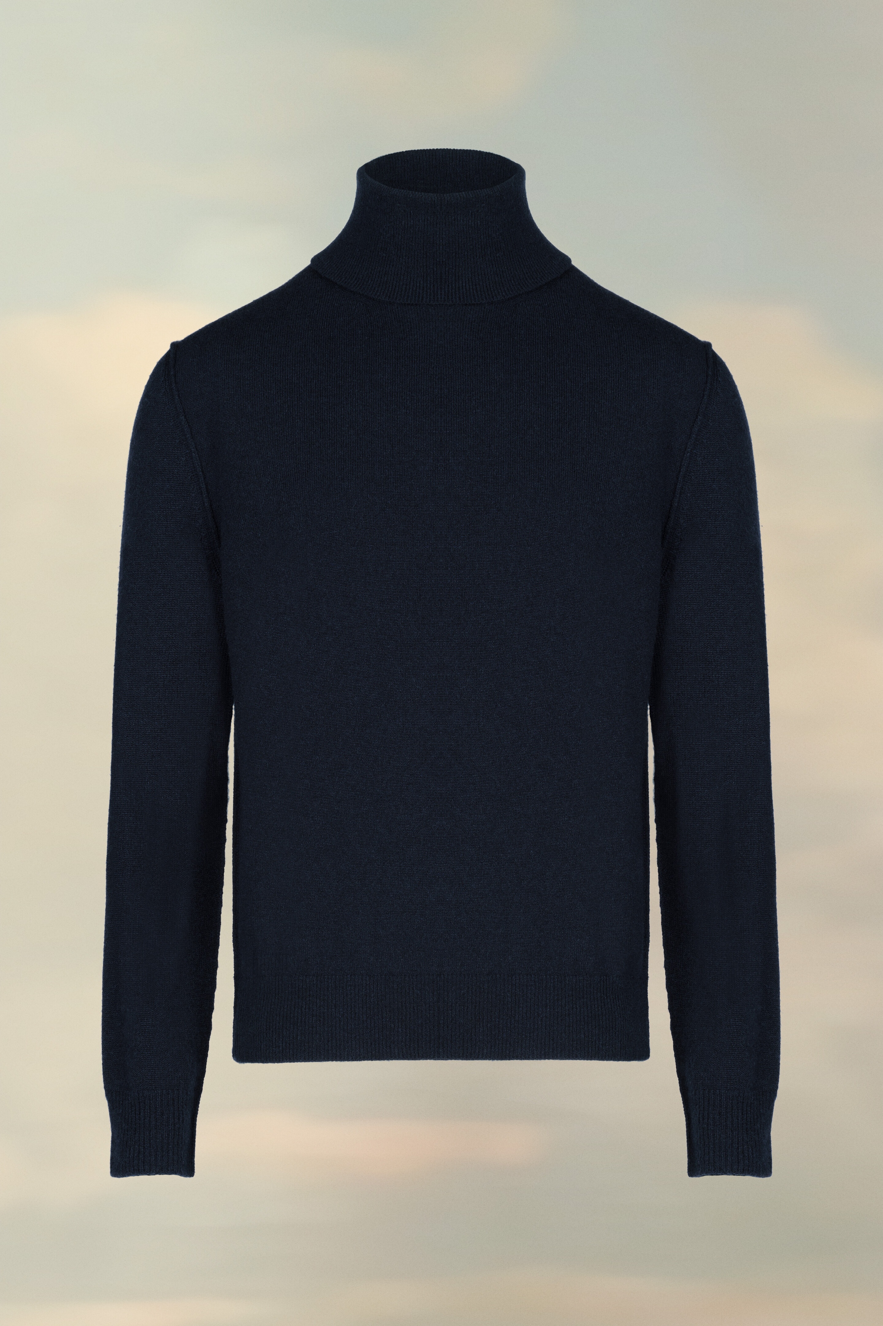 High-Neck Cashmere Sweater - 1