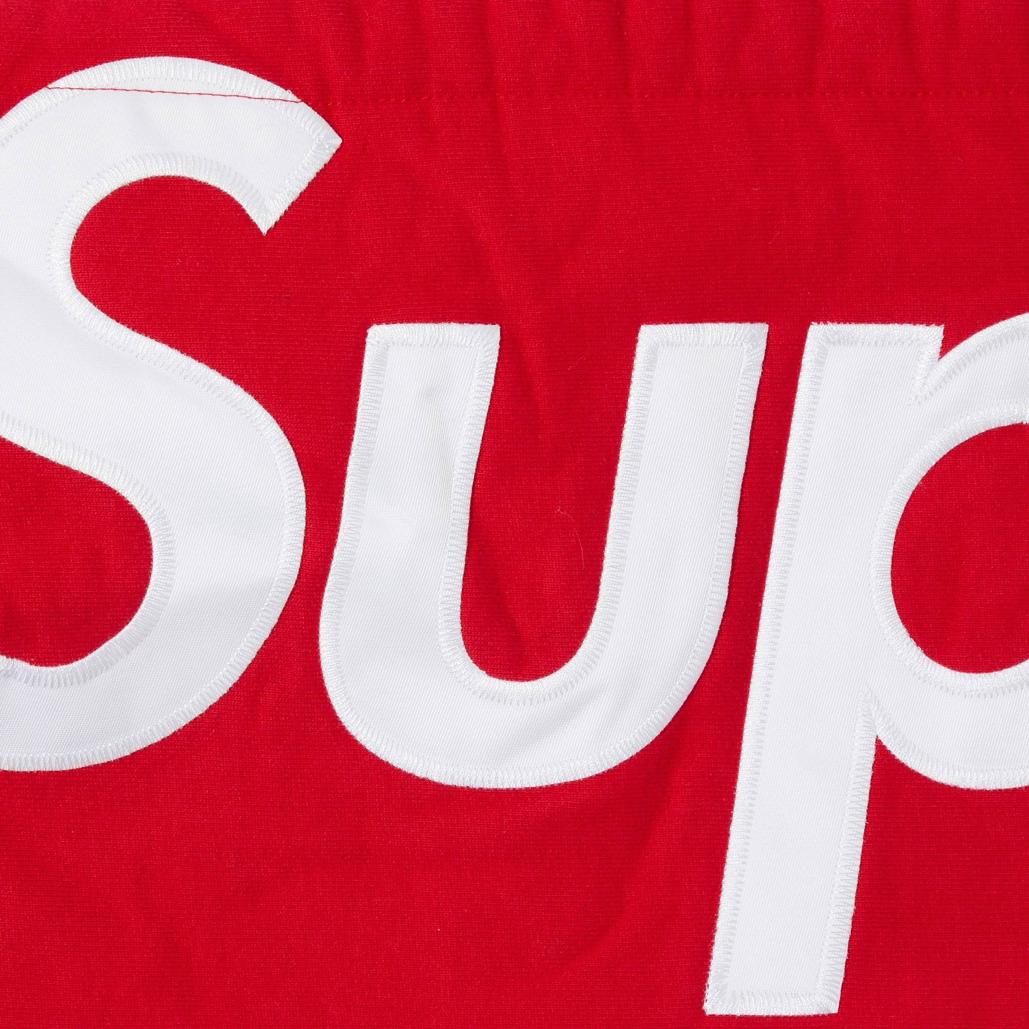 Supreme Contrast Hooded Sweatshirt 'Heather Grey' - 3