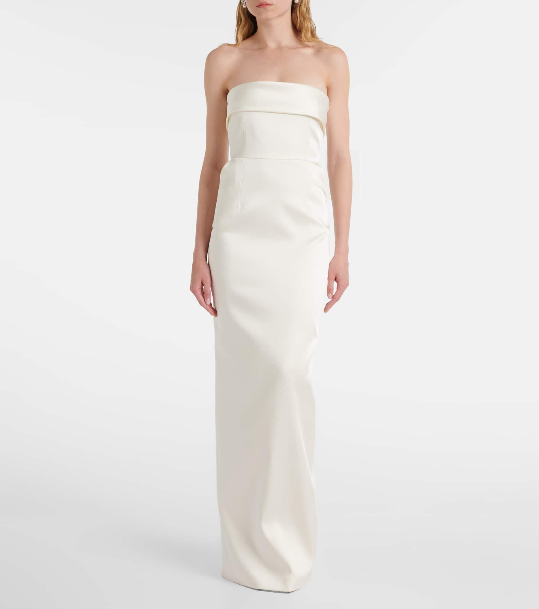 Bridal Rhea satin strapless gown - 2