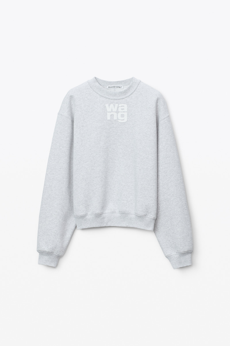 PUFF LOGO SWEATSHIRT IN STRUCTURED TERRY 1