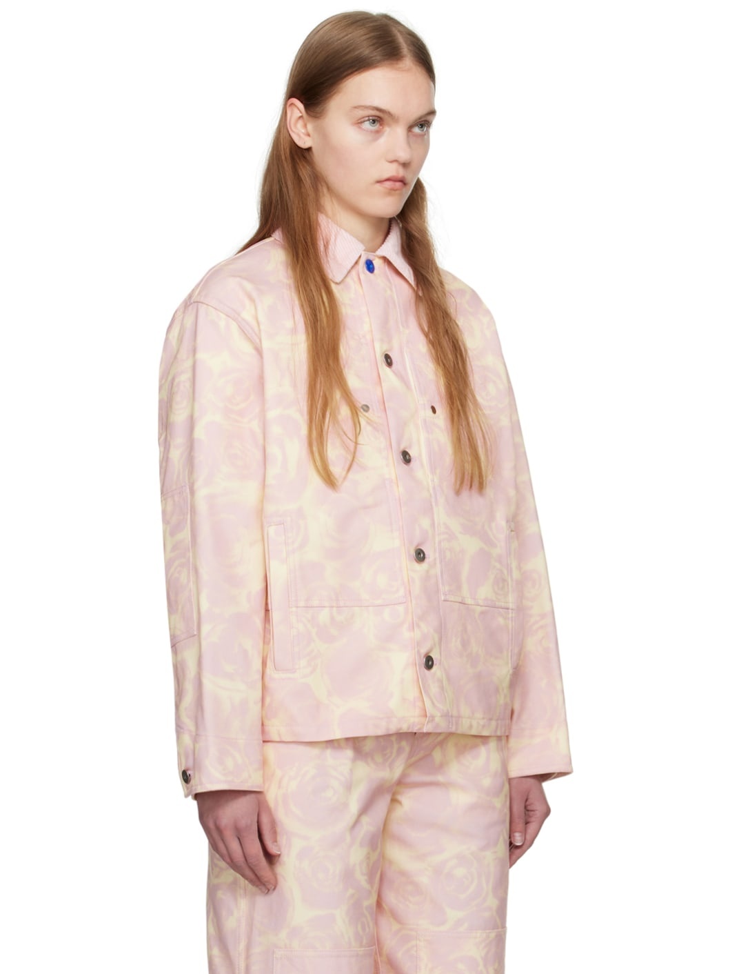 Pink Button Jacket - 2