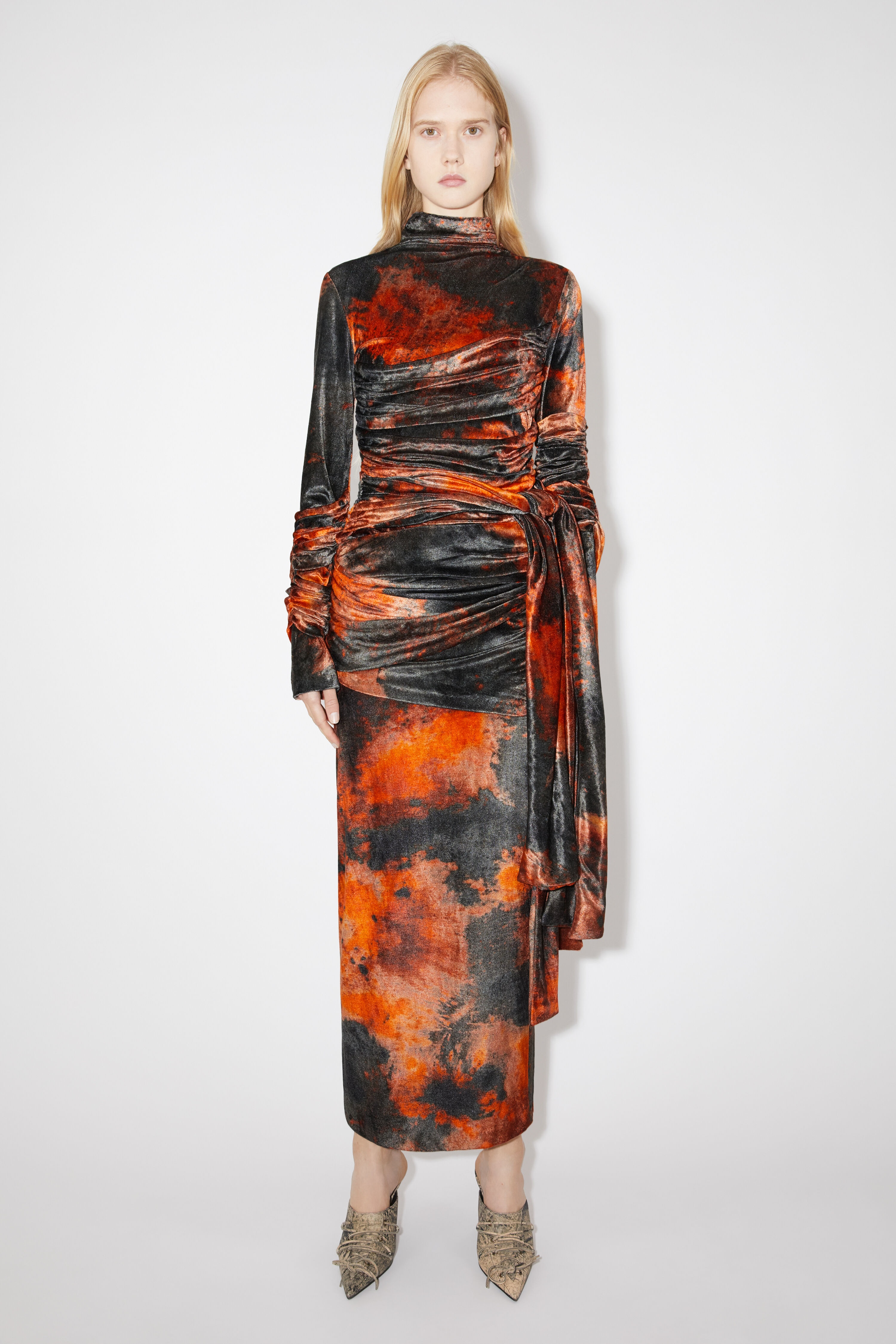 Wrap skirt - Rust orange - 2