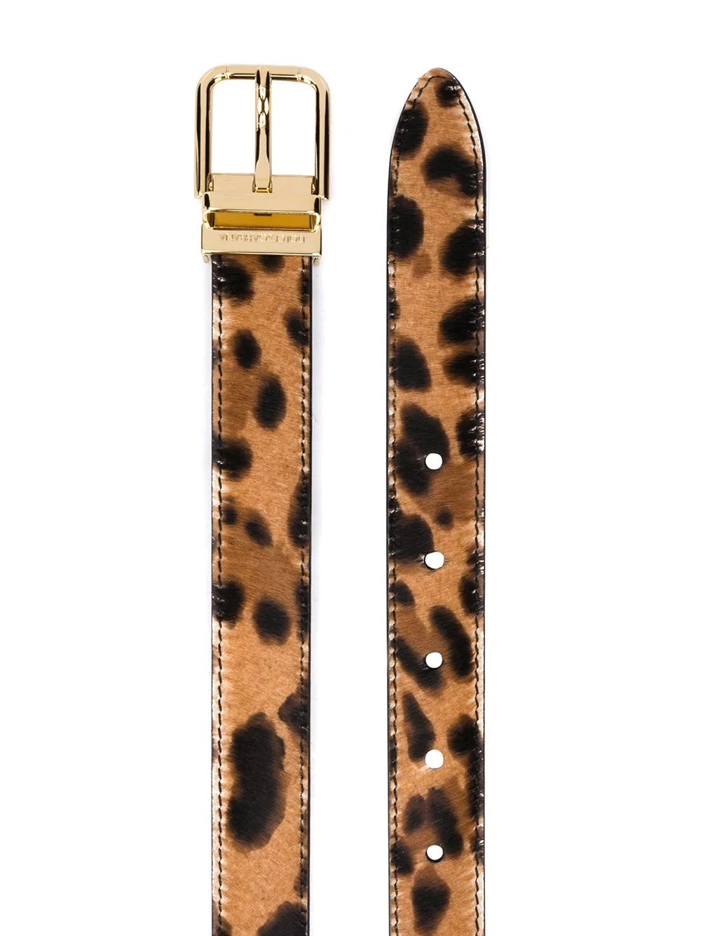 adjustable leopard print belt - 2