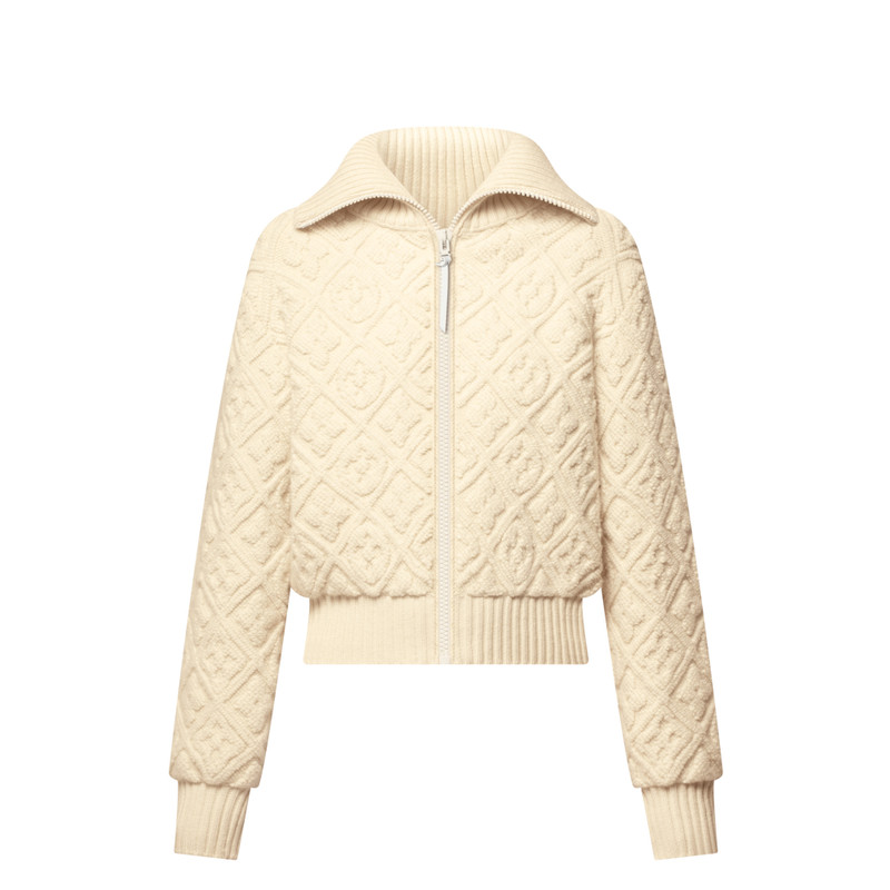 Shearling-Effect Monogram Jacket 1