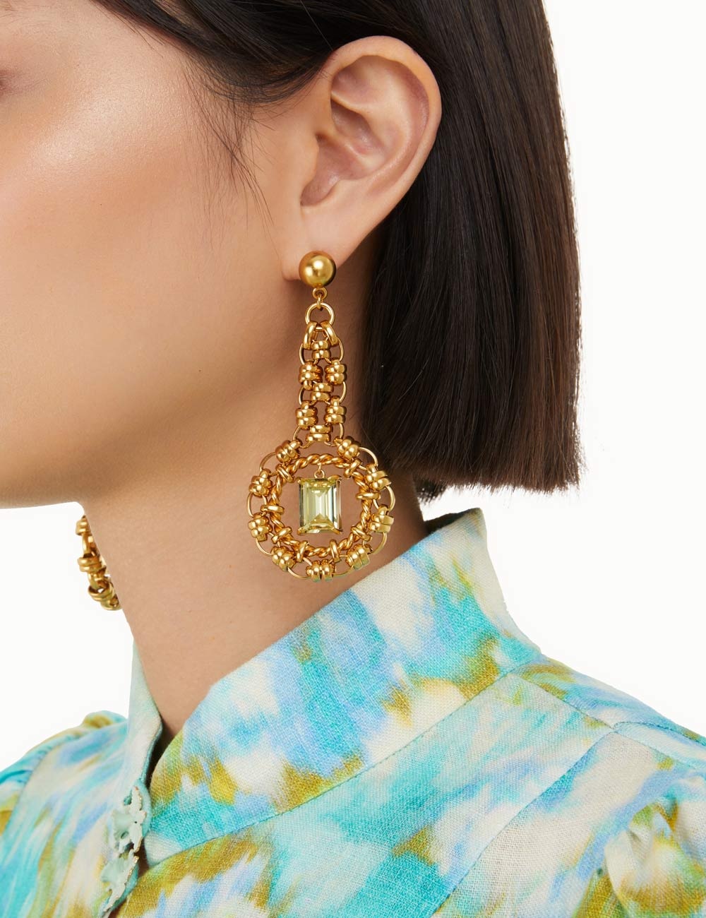 CRYSTAL STATEMENT EARRINGS - 2