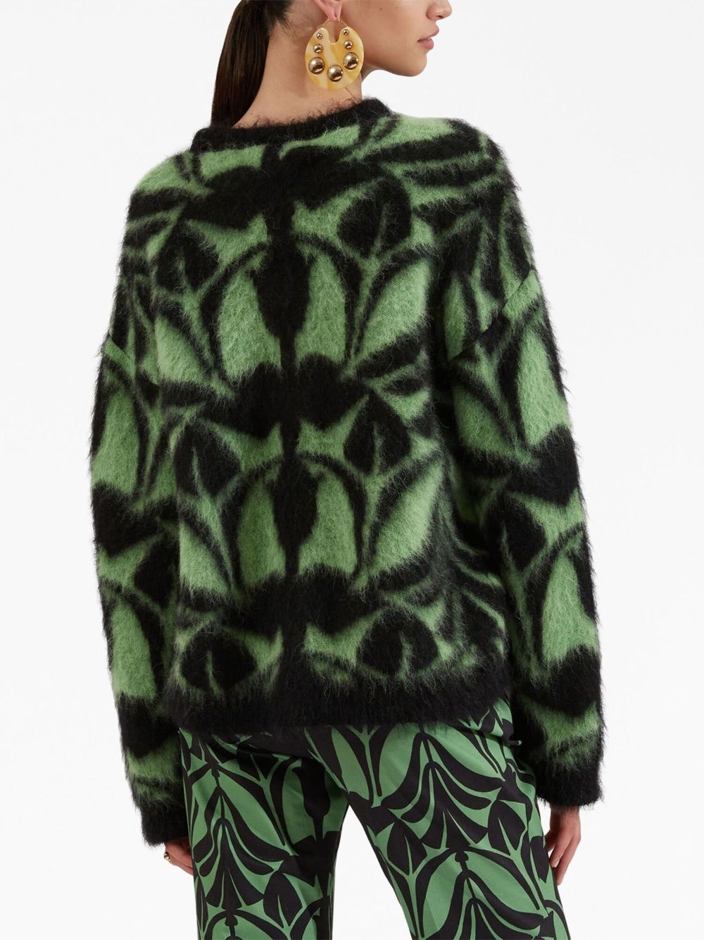 intarsia-knit long-sleeve jumper - 3