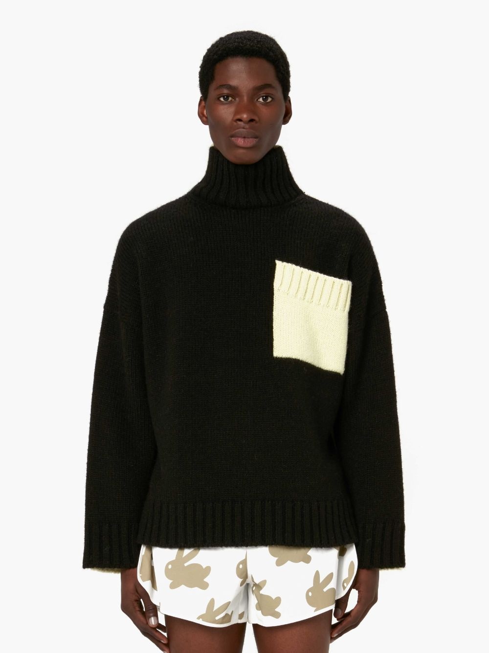 PATCH POCKET TURTLENECK JUMPER - 2