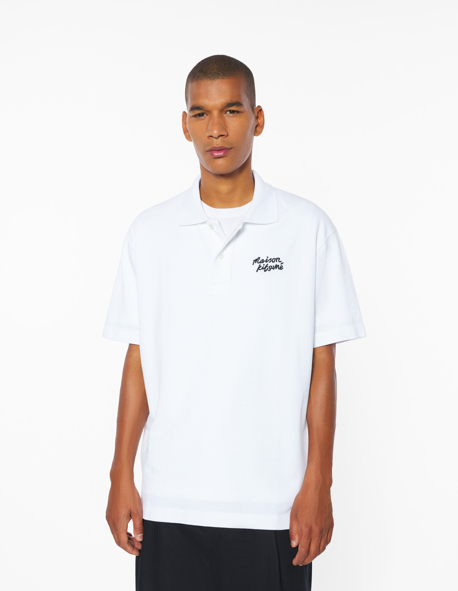 MAISON KITSUNE HANDWRITING COMFORT POLO - 3