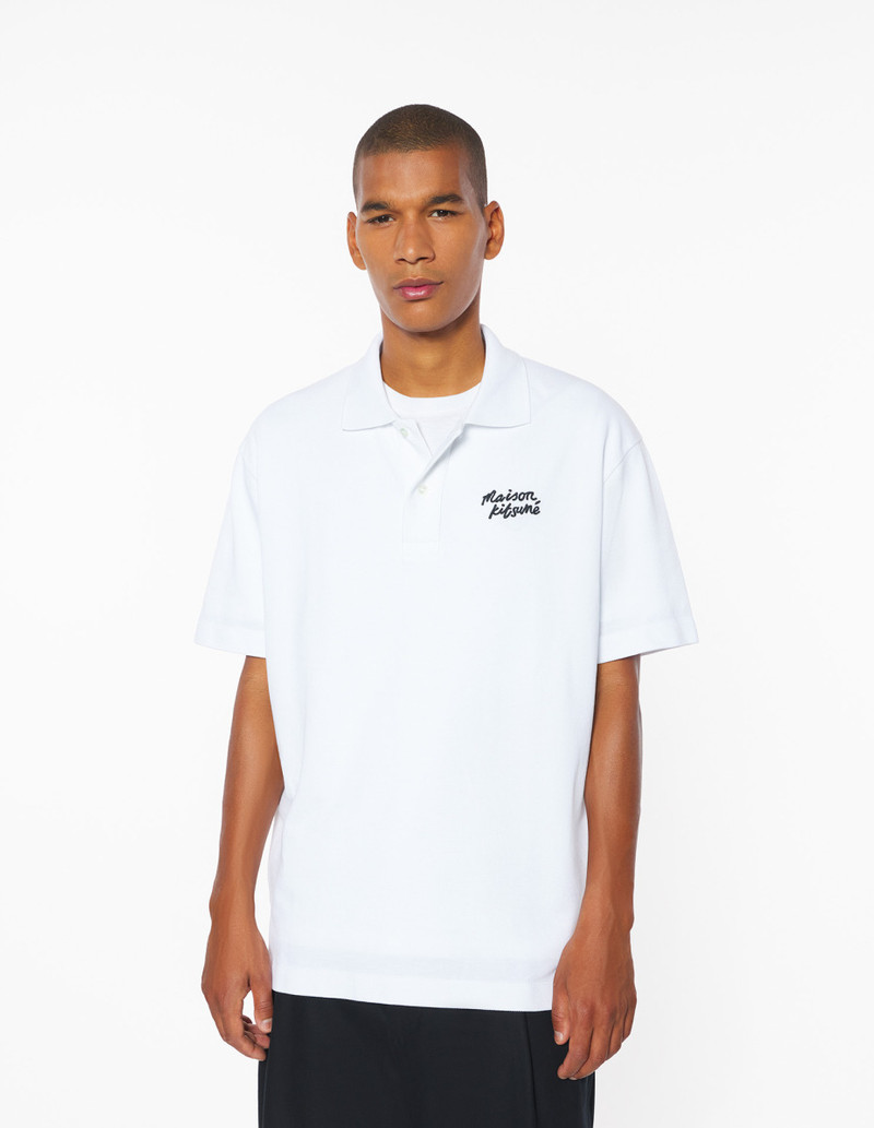 MAISON KITSUNE HANDWRITING COMFORT POLO 3