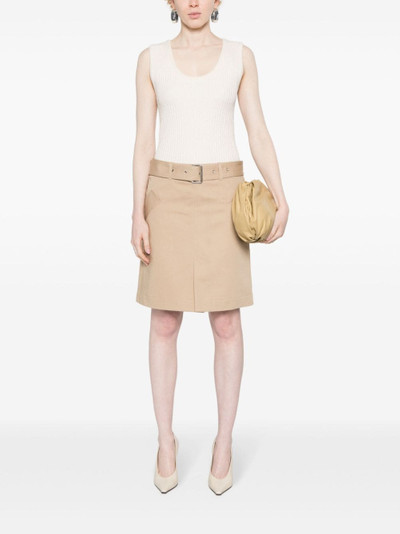 Totême front-slit belted skirt outlook