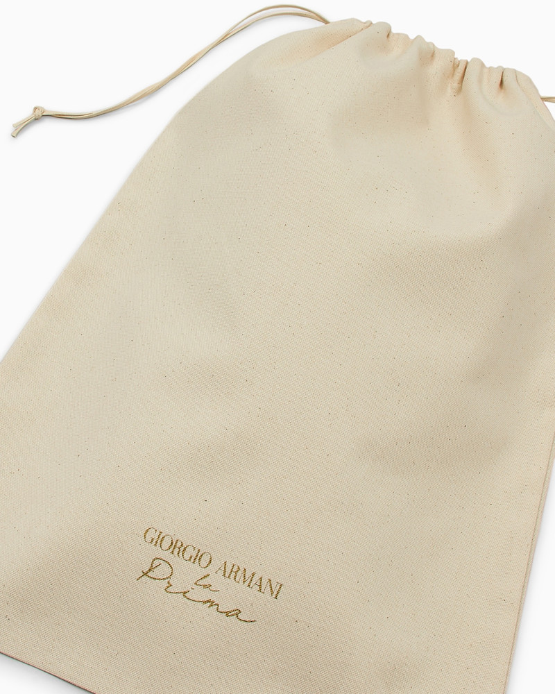 LA PRIMA SOFT MINI SATIN HANDBAG WITH RHINESTONE AND BEAD EMBROIDERY 8