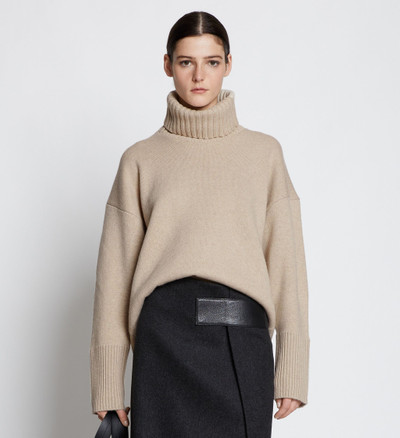 Proenza Schouler Doubleface Eco Cashmere Oversized Turtleneck Sweater outlook