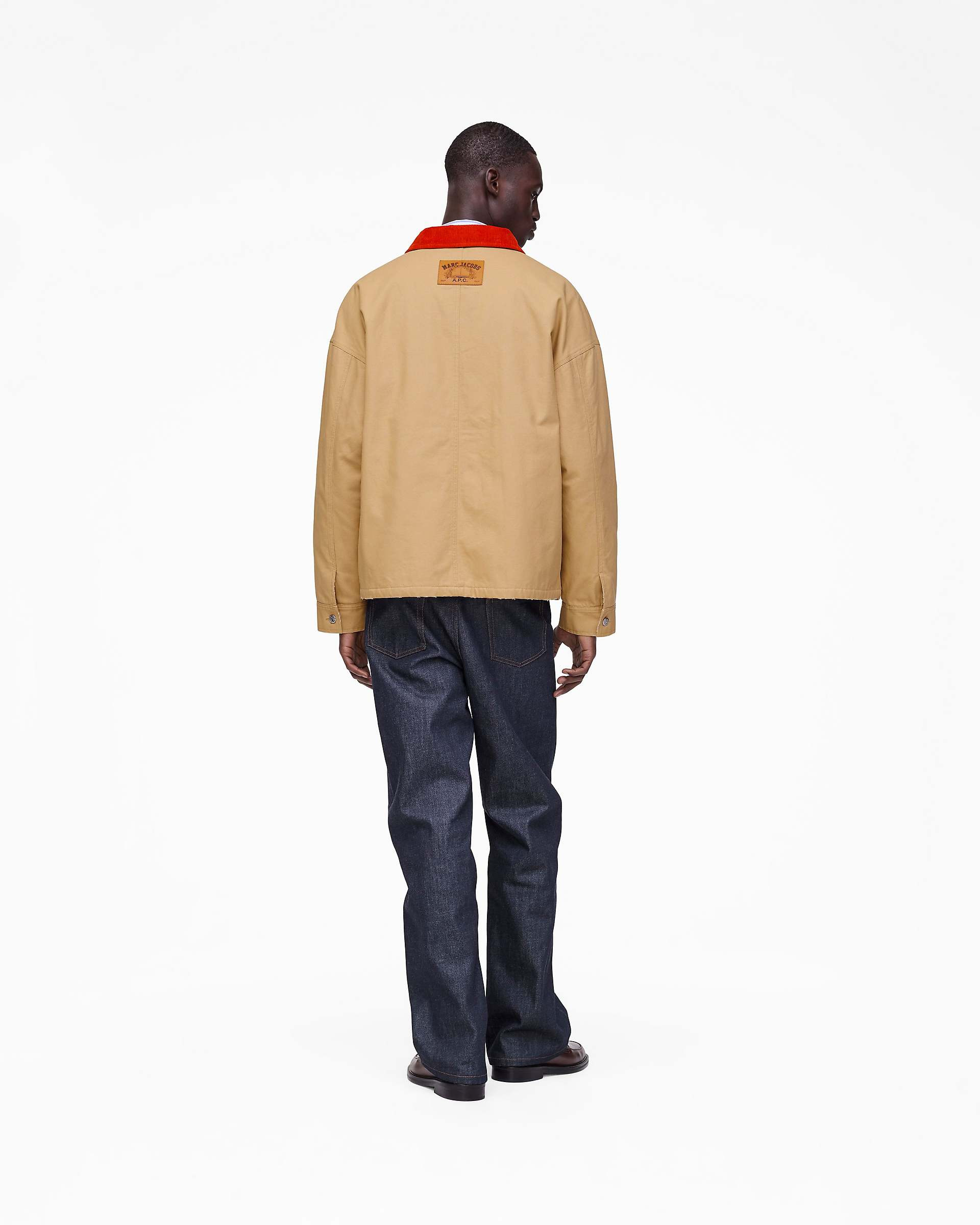 THE A.P.C. X MARC JACOBS STONED CANVAS UNISEX JACKET - 9