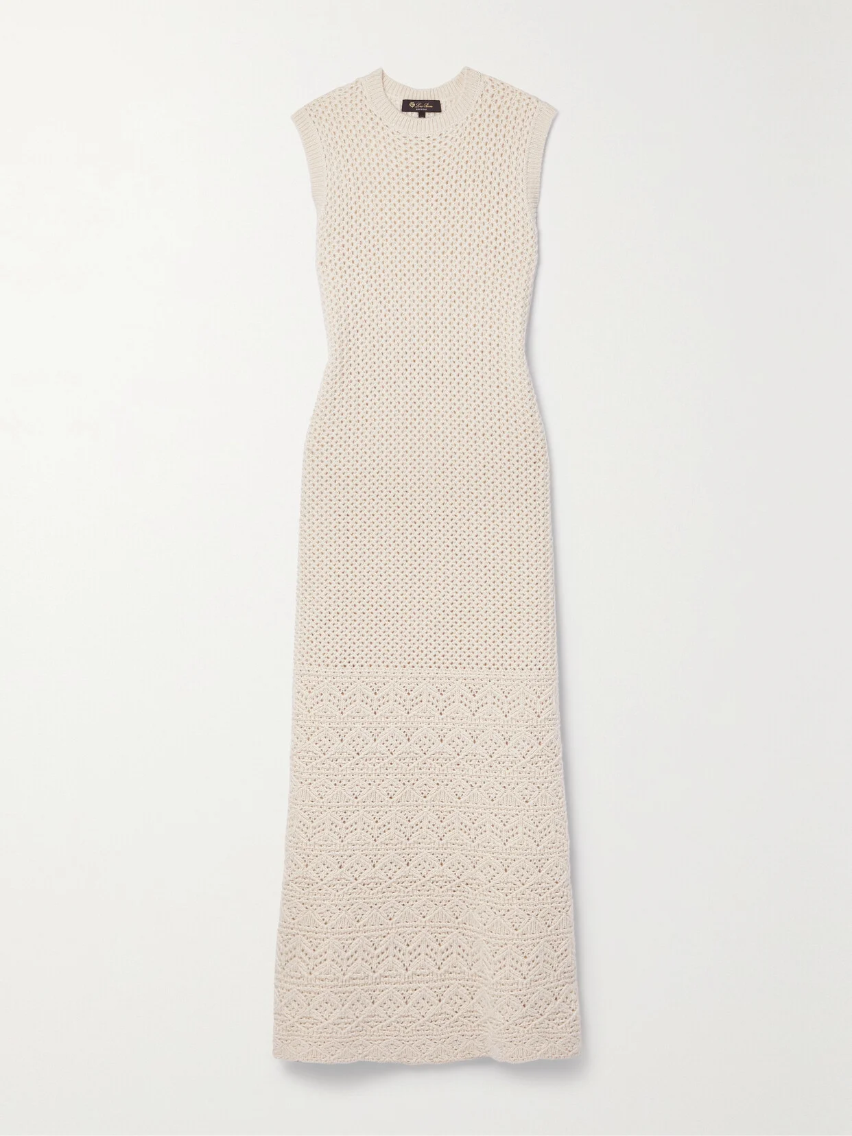 Engadin Pointelle-knit Cashmere Maxi Dress - 1