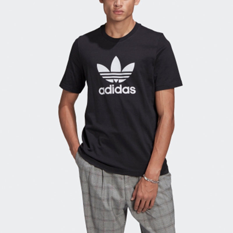 adidas originals Adicolor Classics Trefoil Tee Men's Black GN3462 - 3