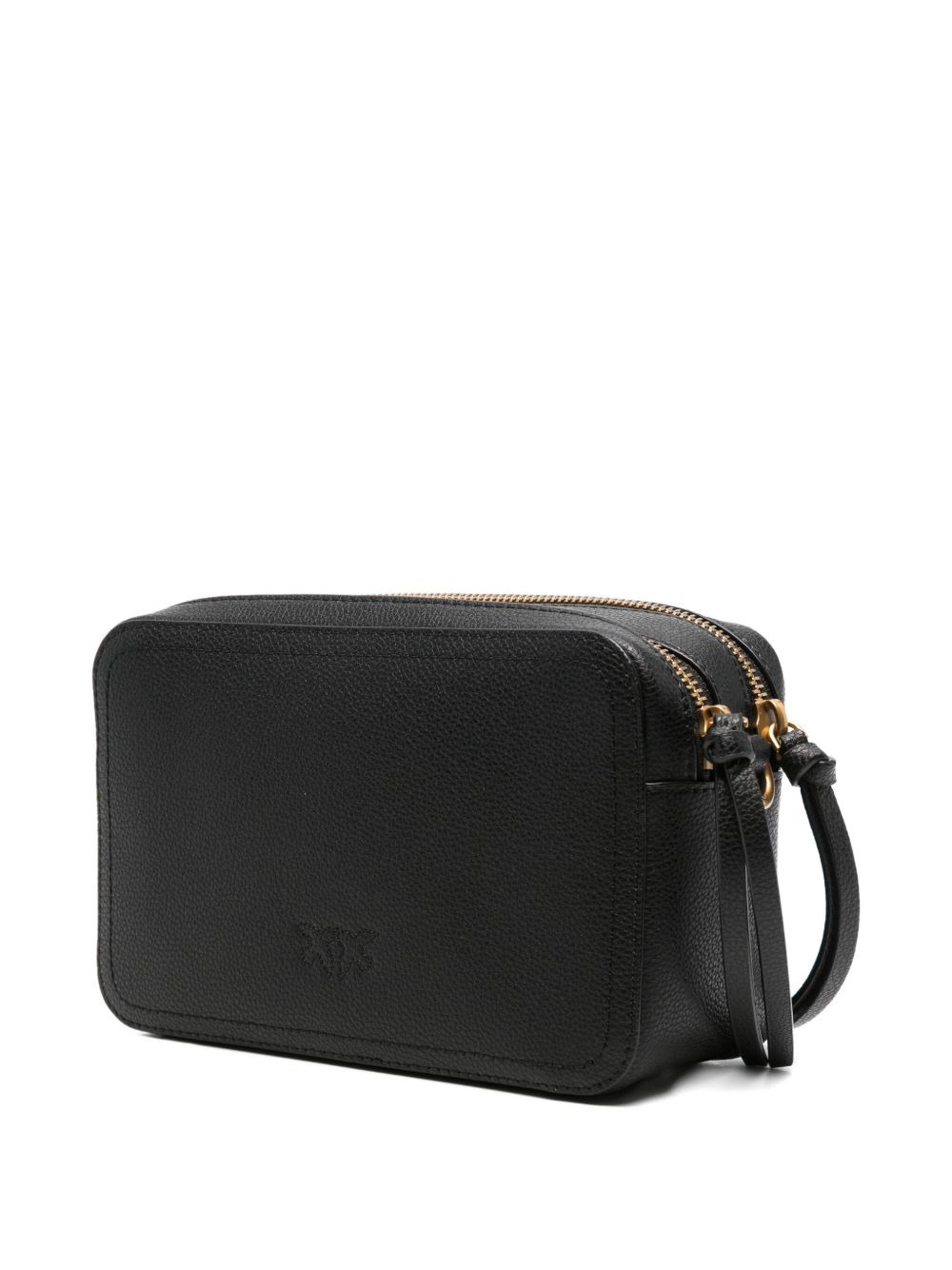 Carrie embossed-logo calf-leather cross-body bag - 3
