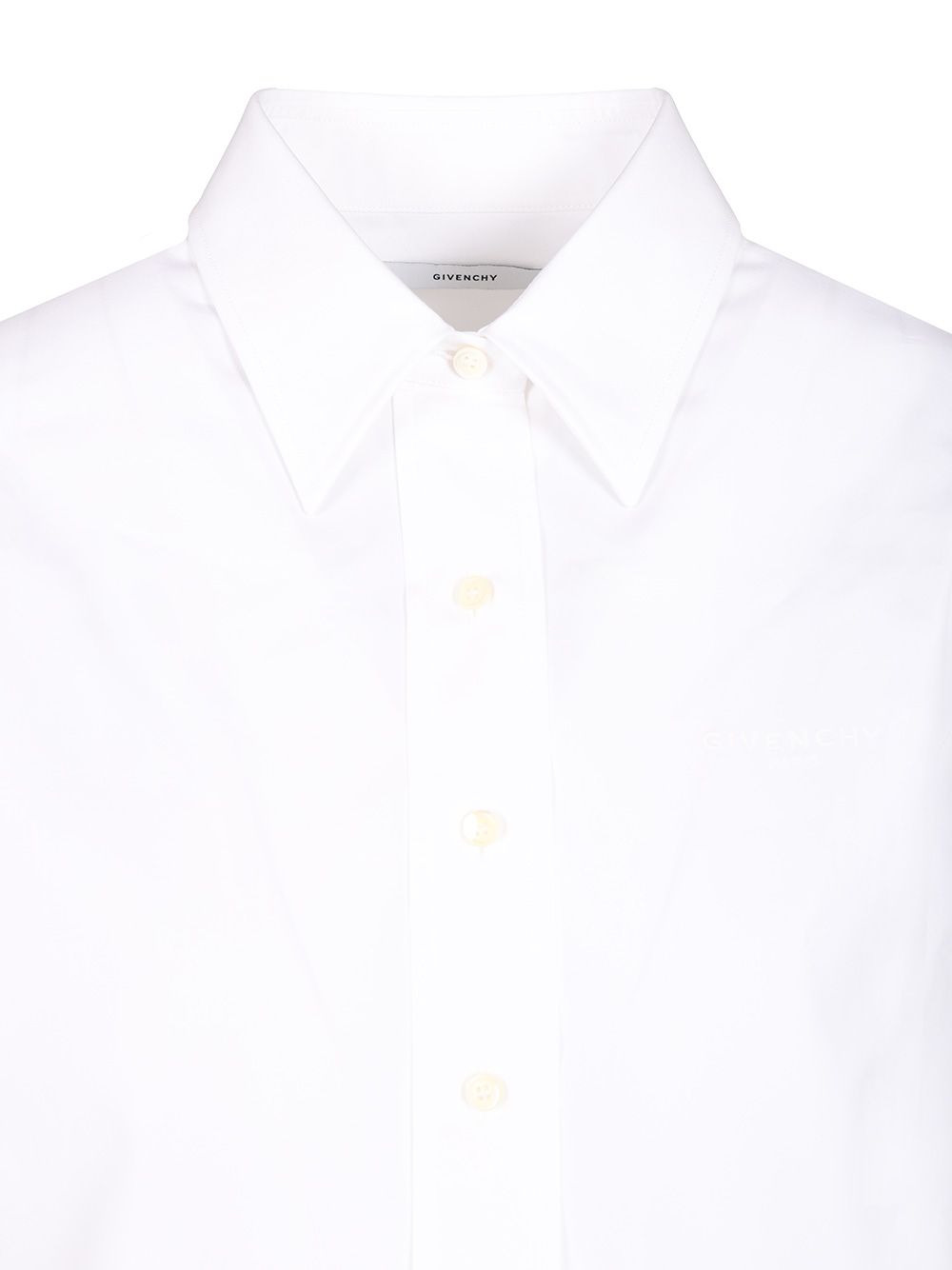 Cotton Poplin Shirt Shirts White - 3
