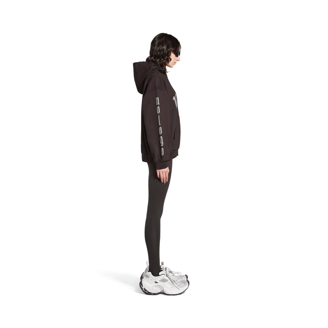 Nologo Hoodie Medium Fit in Black/grey - 3